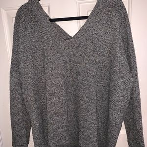 grey sweater